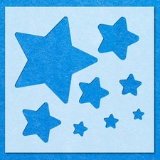 Star Stars Shape Stencil
