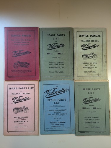 Lot vintage velocette - of,