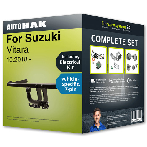 Towbar detachable for suzuki - detachable,