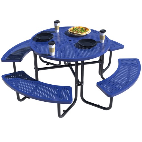 Round metal picnic - round,