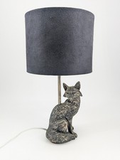 Vintage Fox Table Lamp Rustic