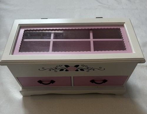 Vintage white pink floral - white, &