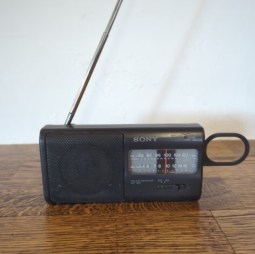 Vintage sony icf 380 2 - icf-380, fm