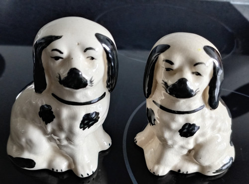 Pair antique miniature - pair,