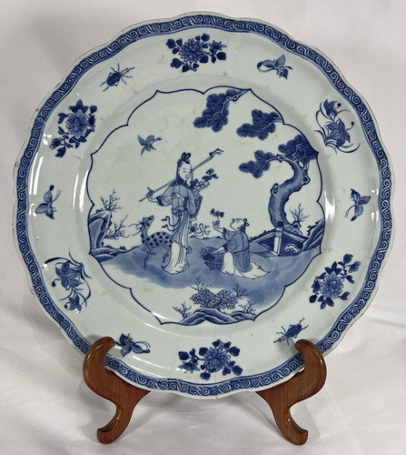 Antique chinese kangxi blue - blue, &