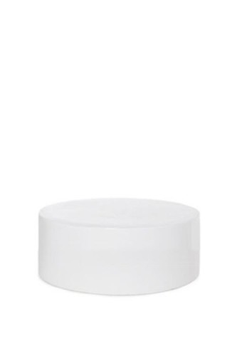 Round white acrylic table - round,