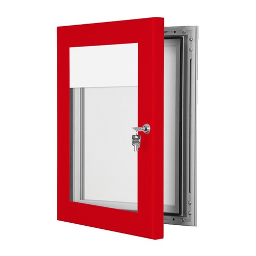 Red menu light boxes - red,