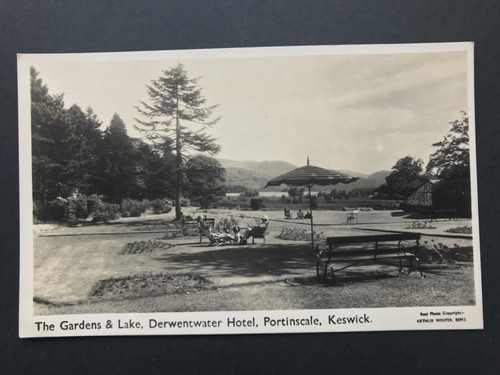 Vintage lake district - lake, postcard