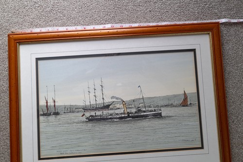 Framed print medway queen - medway,