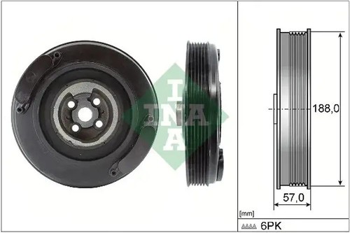 Crankshaft pulley with - crankshaft,