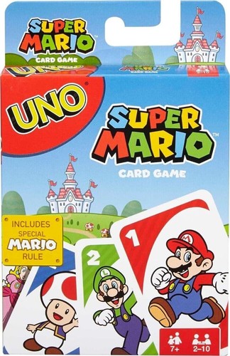 Uno super mario card - uno,