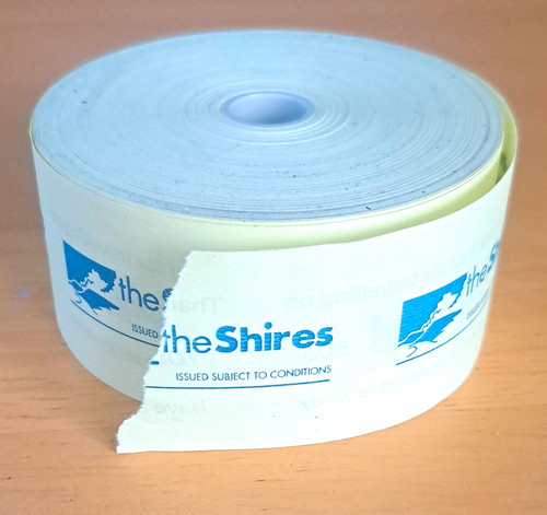 Vintage the shires bus ticket - vintage,