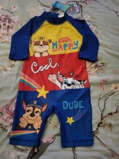 Bnwt Boys Paw Patrol Swim Suit