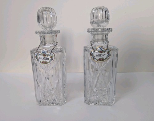 Vintage crown cut crystal - cut,