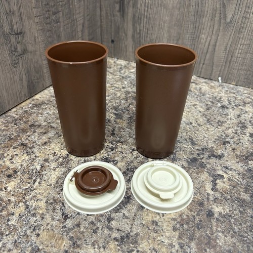 Vintage tupperware brown - tupperware, 4.5"