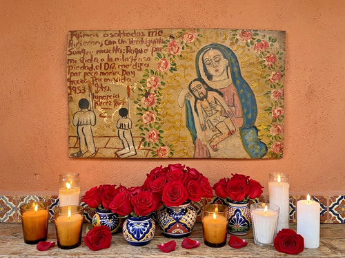 Large antique 1953 mexican - antique, ex