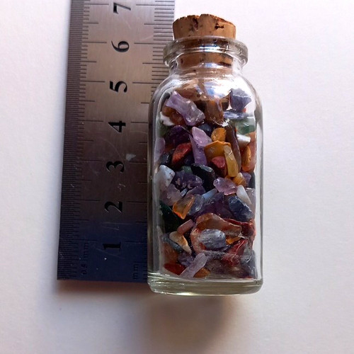Multicoloured polished stone - polished,