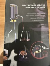Electric Wine Aerator Dispenser One-Touch, Automatic Decanter Rechargeable