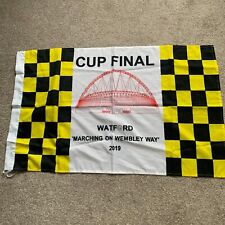 FC WATFORD flag for the 2019 final with M.C.