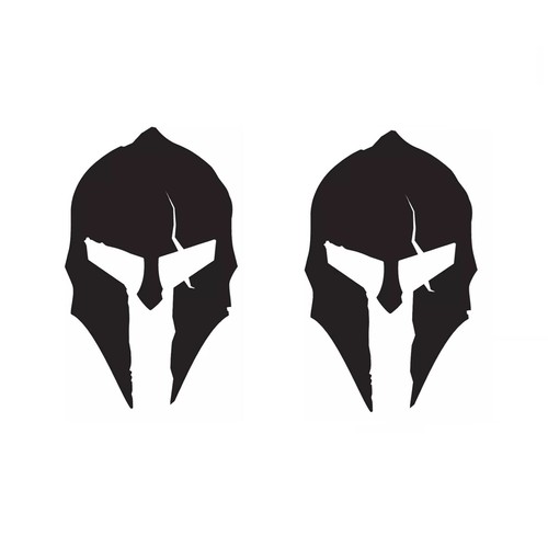 Spartan helmet decal - spartan,