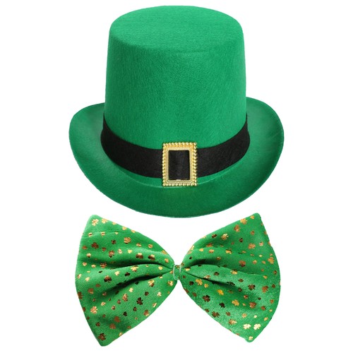 Green irish top hat - green, shamrock