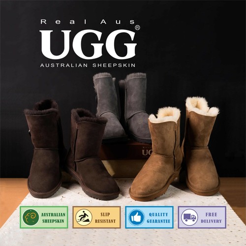 Ugg real aus 100 australian - real, 100%