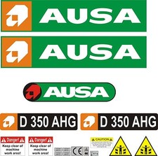 Ausa D 350AHG Dumper Decal