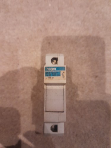Hager amp cartridge fuse - 15,