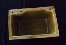 LARGE POT RECTANGULAR GREEN
