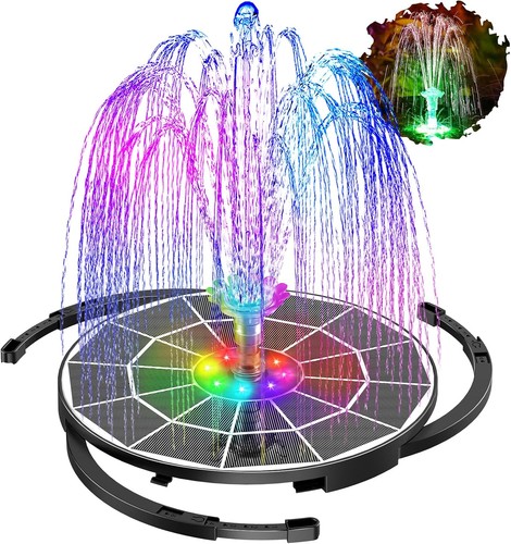 Upgraded solar fountain - upgraded, 5.5w