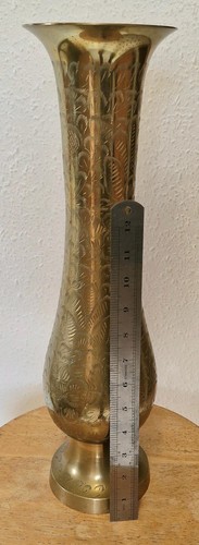Vintage tall indian brass - vintage,