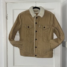Levis Mens Jacket Small Beige
