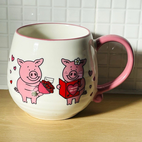 Percy pig penny - &, pink