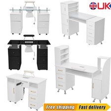 Professional Manicure Table Nail Designer Technician Beauty Salon Bar Work Desk