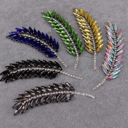 Rhinestone leaves gown - leaves, costume