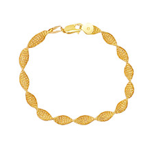 22ct Yellow Gold Twisted Mesh