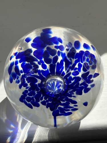 Teign valley glass - glass, paperweight