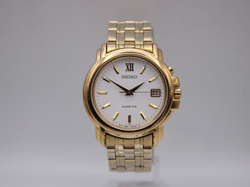 Seiko 5m62 0b20 kinetic gold - kinetic,