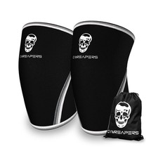 Gymreapers Knee Sleeves (1 Pair) Gym Bag - IPF Approved - Knee Sleeve & Comp XL