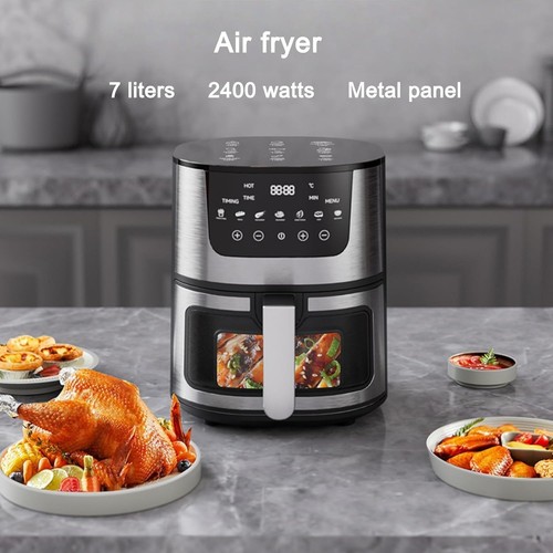 Digital air fryer visible - digital,