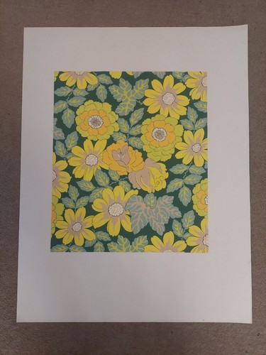 Vintage original 1970s - vintage, textile