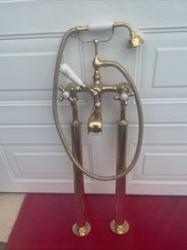 Refurbished Twyfords Brass Bath Shower Mixer On Legs  Tap  -  Great Quality R1