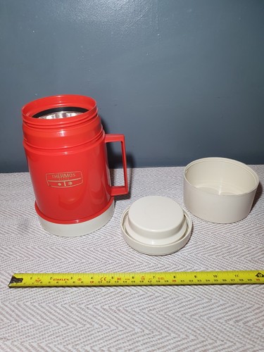 Vintage thermos food flask - food,