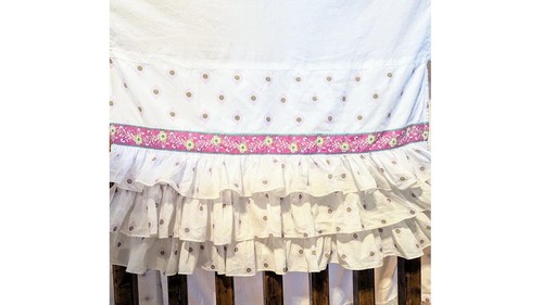 Pottery barn kids ruffled crib - barn,