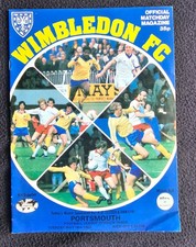 WIMBLEDON FC v PORTSMOUTH