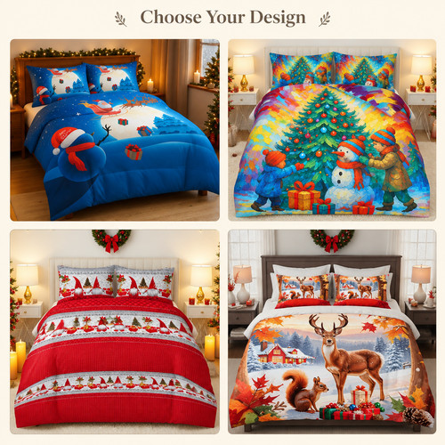 Christmas duvet cover - christmas, set