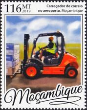 AUSA C150H Forklift Truck Airport Cargo Mail Stamp (2018 Mozambique)