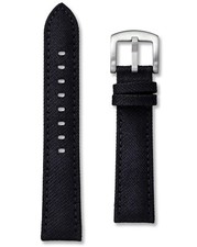 Black Sailcloth Watch Strap -
