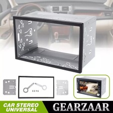 Universal Car Van Double 2 Din Stereo Radio Panel Mounting Cage Frame Bracket