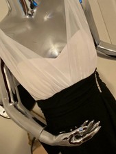 Black And White Evening Dress